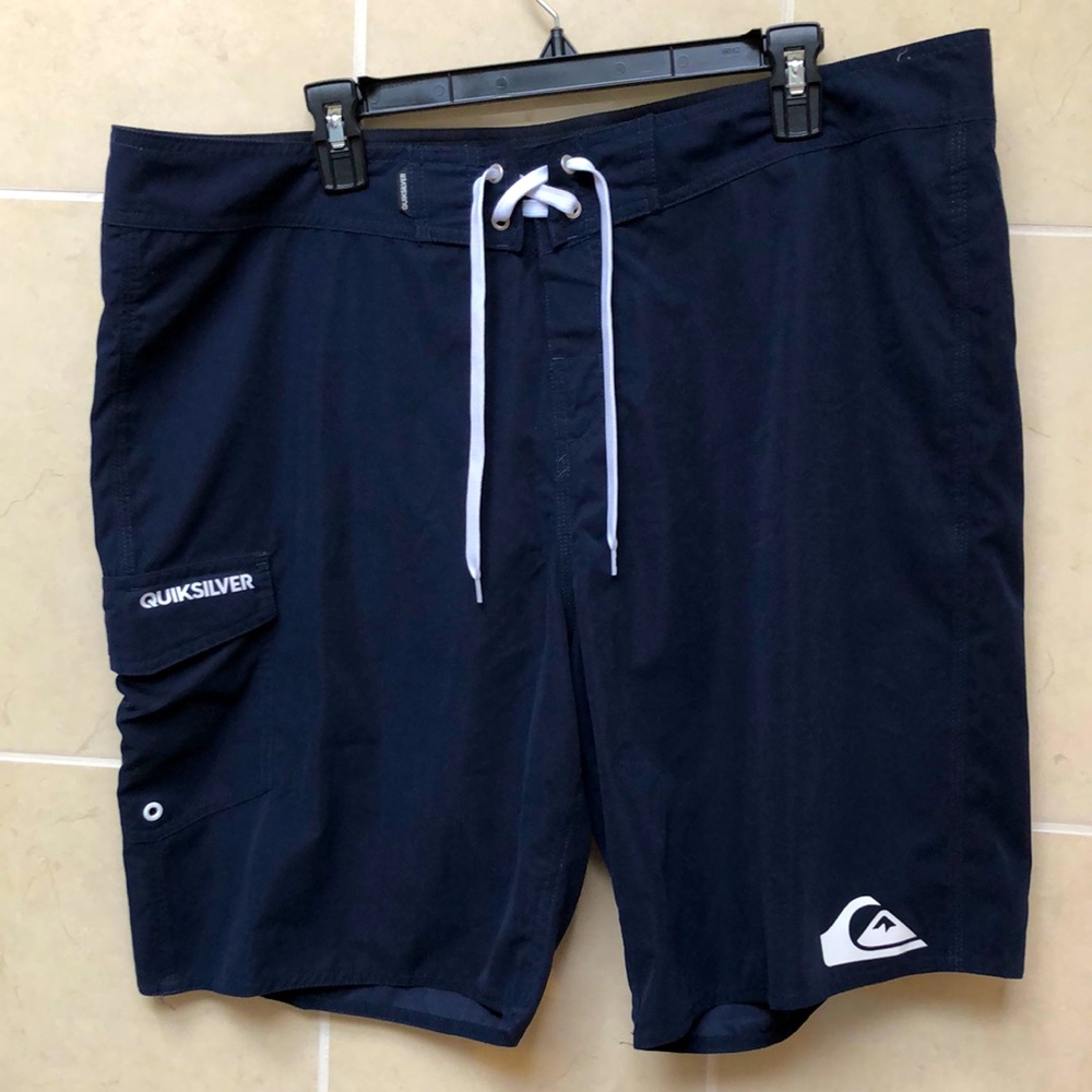 Quiksilver Navy Cargo Board Hybrid Walking Shorts Sz 40